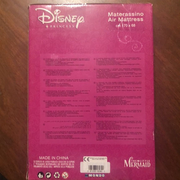 Disney Princess Air Mattress Pool Float - Picture 5 of 6